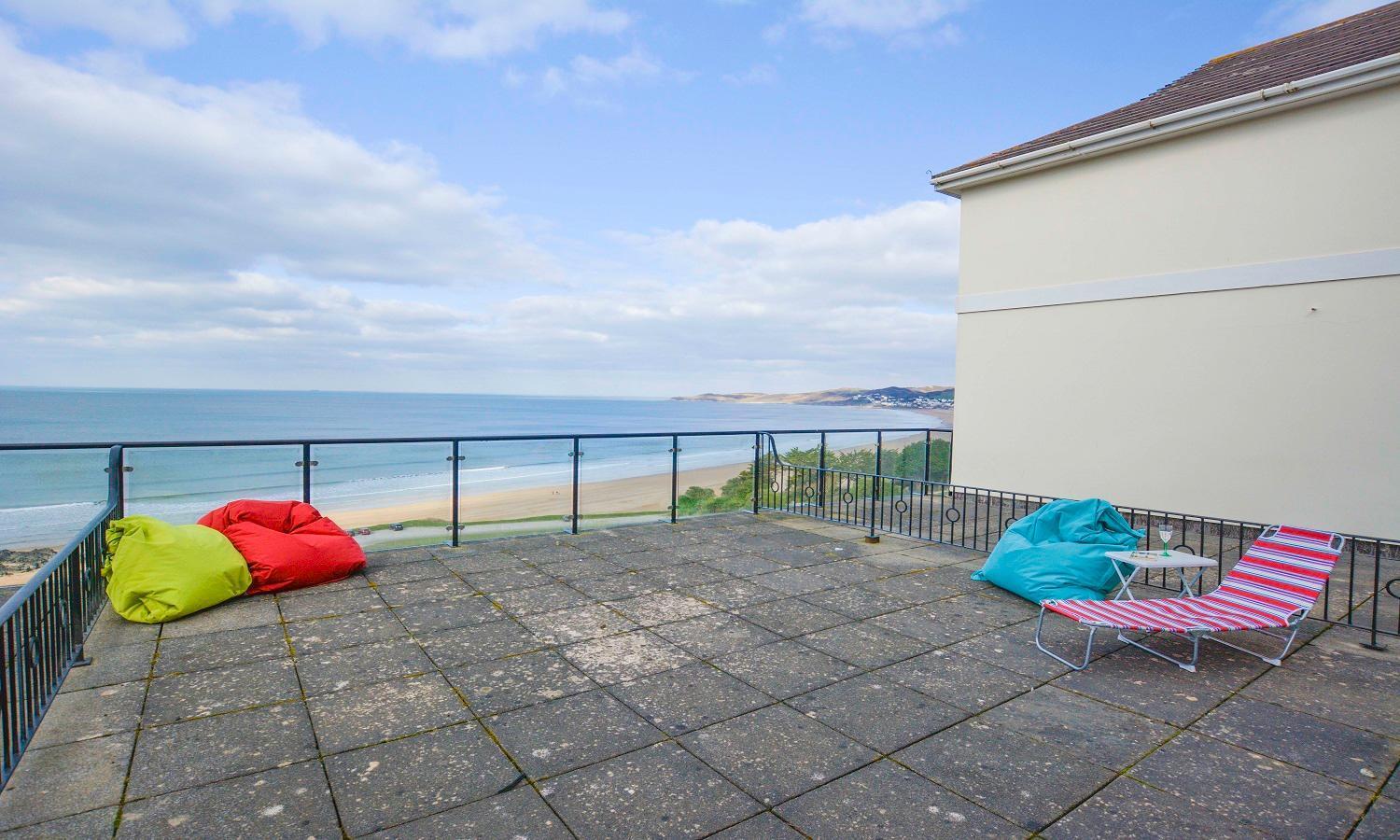 Appartement Clifton Court Apt 16 With Indoor Heated Pool & Sea Views à Croyde Extérieur photo